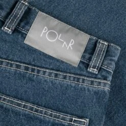 Polar 89! Denim Pants Blue Wash -Slam City Shop polar 89 pants blue wash 04