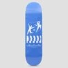 Polar 8.375 Nick Boserio Cut Out Skateboard Deck Blue