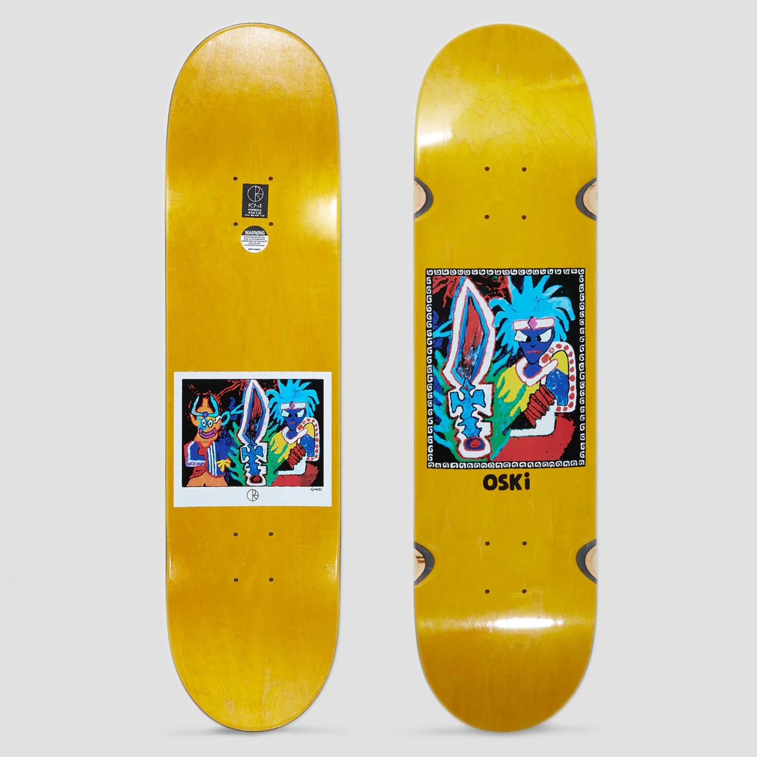 Polar 8.125 Oskar Rozenberg Tribal Chief Skateboard Deck Wheel Wells 1 Polar 8.125 Oskar Rozenberg Tribal Chief Skateboard Deck Wheel Wells