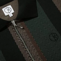 Polar Jacques Polo Shirt Black / Salmon -Slam City Shop polar polo polar jacques polo shirt black salmon 30142044602438