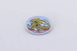 Powell Peralta Oval Dragon Lapel Pin Badge