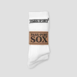 Passport Hi Sox Socks 3 Pack R42 White