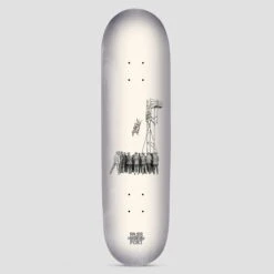 Passport 8.125 Horses By Jesse Olsen High Diver Skateboard Deck Silver