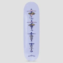 Passport 8.5 Spin Me Round Corkscrew Skateboard Deck Lilac