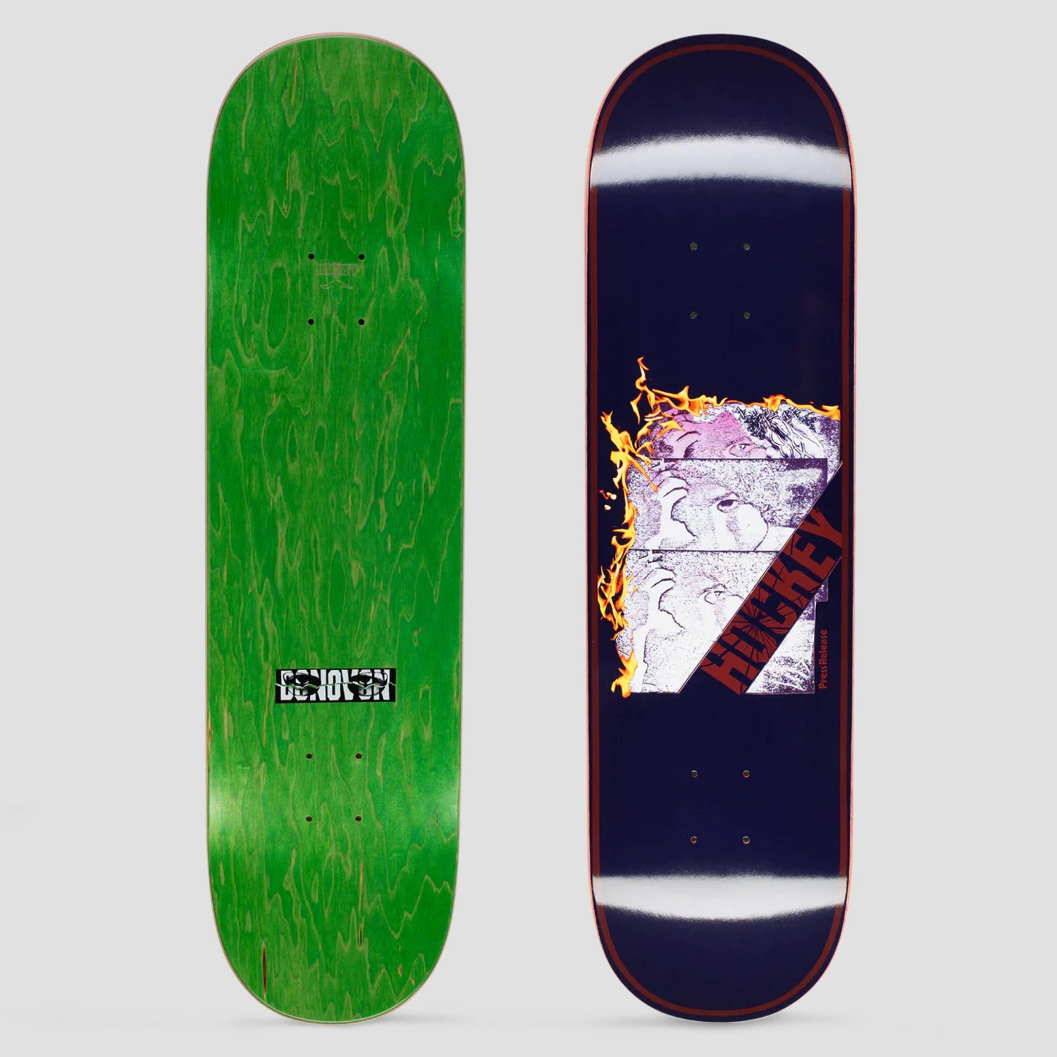 Hockey 8.38 Donovon Piscopo Press Release Skateboard Deck Black 1 Hockey 8.38 Donovon Piscopo Press Release Skateboard Deck Black