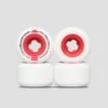 Ricta 54mm 86A Cored Clouds Skateboard Wheels White / Red