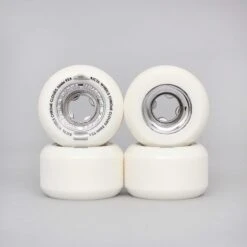 Ricta 56mm 92A Chrome Clouds Skateboard Wheels White / Black