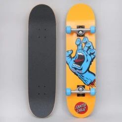 Santa Cruz 7.80 Screaming Hand Complete Skateboard Orange / Blue