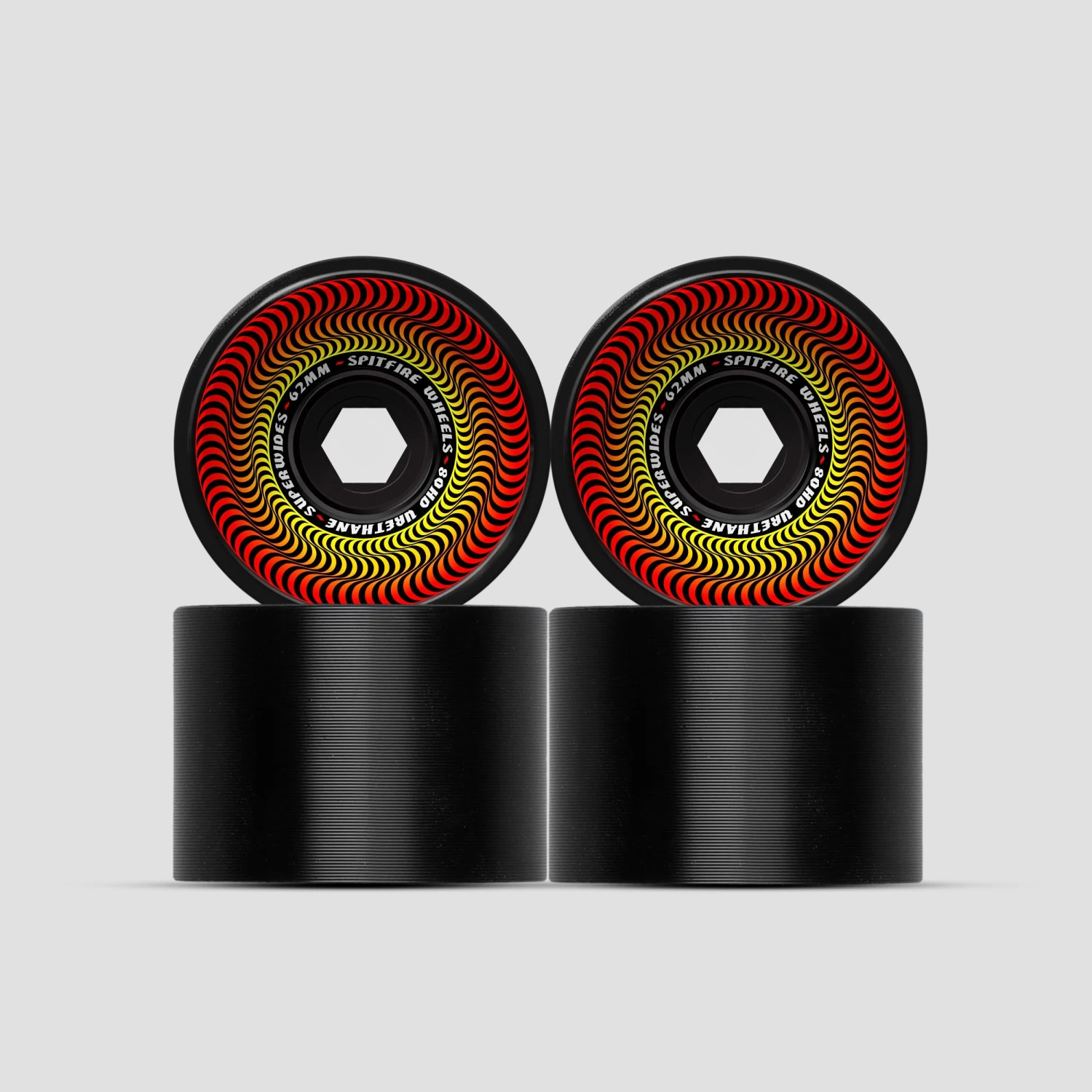 Spitfire 62mm Skateboard Wheels Superwides 80HD Black 1 Spitfire 62mm Skateboard Wheels Superwides 80HD Black