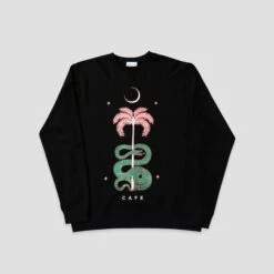 Skateboard Cafe Tree Of Life Crew Black