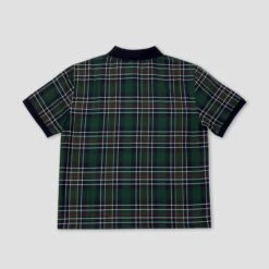 Skateboard Cafe Ogilvie Hunting Tartan Full Zip Shirt Green / Navy -Slam City Shop skateboard cafe shirt skateboard cafe ogilvie hunting tartan full zip shirt green navy 30452696481862