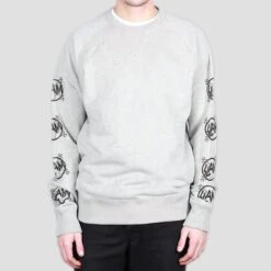 Slam City Skates Slayer Crew Grey