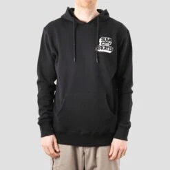 Slam City Skates Classic Chest Logo Hood Black