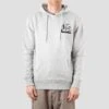 Slam City Skates Classic Chest Logo Hood Heather Grey