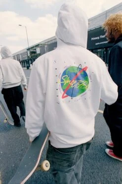 Slam City Skates World Gen Hood White -Slam City Shop slam city skates hood slam city skates world gen hood white 28298763010118