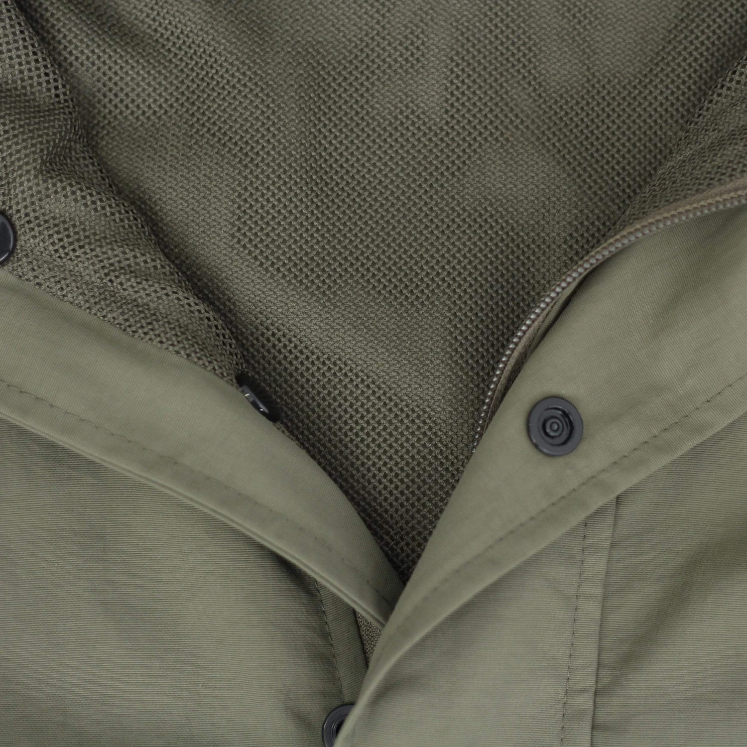 Slam City Skates Half Zip Shell Jacket Olive 6 Slam City Skates Half Zip Shell Jacket Olive - Image 6