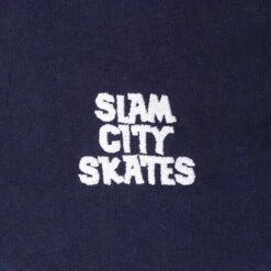 Slam City Skates Classic Polo Navy -Slam City Shop slam classic polo nvy3