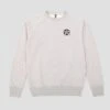 Slam City Skates Swank Star Embroidered Crew Grey