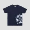 Slam City Skates Side Swank Star T-Shirt Navy
