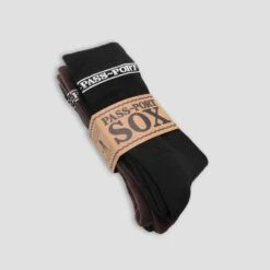 PassPort Hi Sox 3 Pack R43Black / Choc / Forest