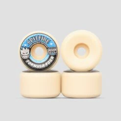 Spitfire 58mm 99DU Formula Four Conical Full Skateboard Wheels Natural
