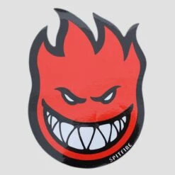 Spitfire Fireball Sticker XL Red