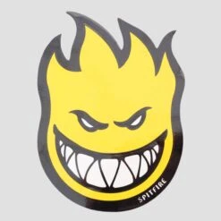 Spitfire Fireball Sticker XL Yellow