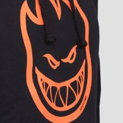 Spitfire Bighead Hood Black / Orange -Slam City Shop spitfire hood spitfire bighead hood black orange 30127902654534