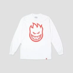 Spitfire Bighead Long Sleeve T-Shirt White / Red