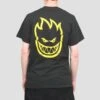 Spitfire Clean Cut Pocket T-Shirt Black / Yellow