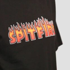 Spitfire Flash Fire T-Shirt Black -Slam City Shop spitfire t shirt spitfire flash fire t shirt black 30234935918662