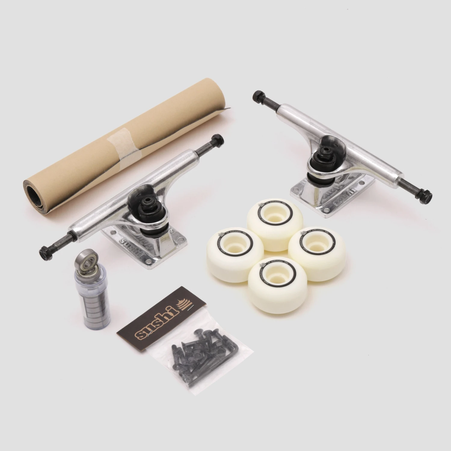 Sushi 8.5 Undercarriage Kit 54mm Wheels Silver 1 Sushi 8.5 Undercarriage Kit 54mm Wheels Silver