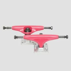 Tensor 5.0 Alloy Skateboard Trucks Crimson / Raw (Pair)