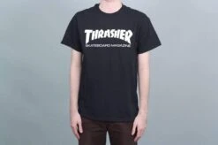 Thrasher Mag Logo T-Shirt Black / White