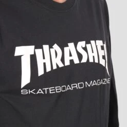 Thrasher Mag Logo Longsleeve T-Shirt Black -Slam City Shop thrasher t shirt thrasher mag logo longsleeve t shirt black 29597982425158