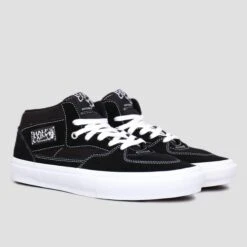 Vans Skate Half Cab Shoes Black / White -Slam City Shop vans footwear vans skate half cab shoes black white 29545434382406