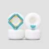 Wayward 53mm Waypoint Wheels White / Teal / Yellow