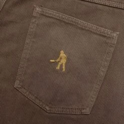 PassPort Workers Club Denim Jean Washed Brown -Slam City Shop workers denim washed brn 003