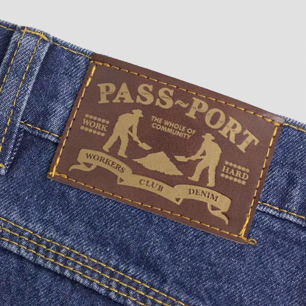 PassPort Workers Club Denim Jean Washed Dark Indigo 3 PassPort Workers Club Denim Jean Washed Dark Indigo - Image 3